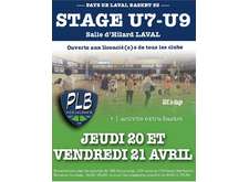 Stage U7 et U9 le 20-21 Avril